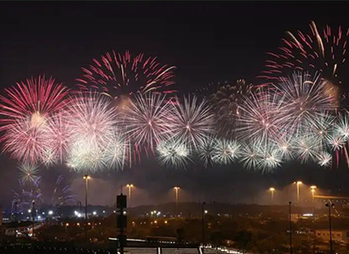 吐鲁番焰火晚会